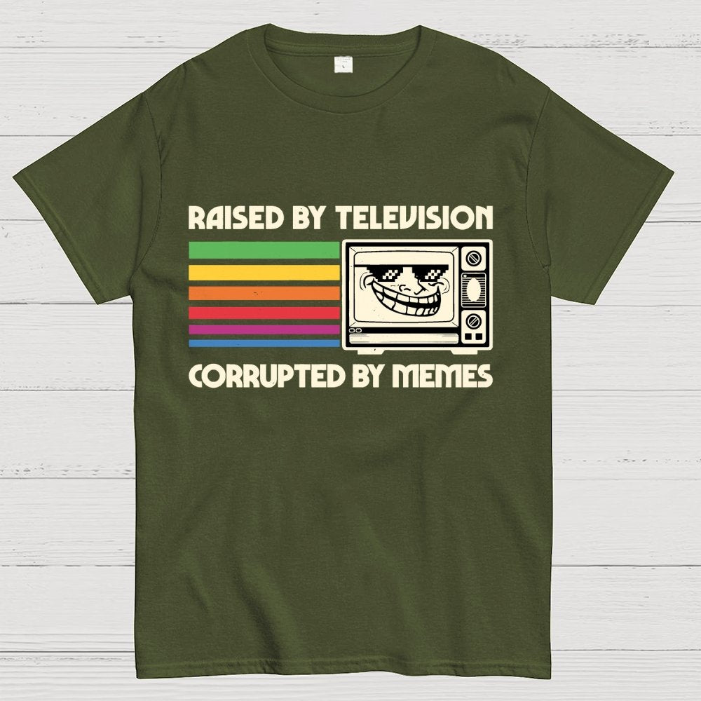 Corrupted by Memes Geek T-Shirt
