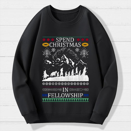 Spent Christmas in Group Geek Cotton Sweatshirt