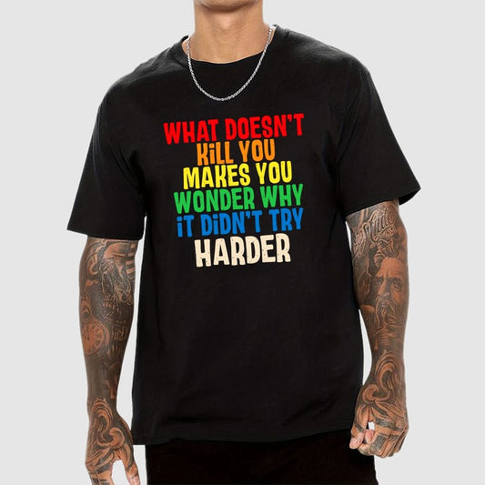 Try Harder Geek T-Shirt