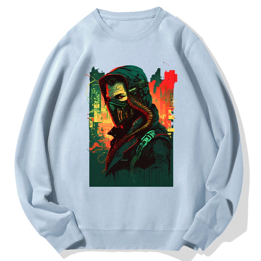 Cyber Hacker Geek Cotton Sweatshirt