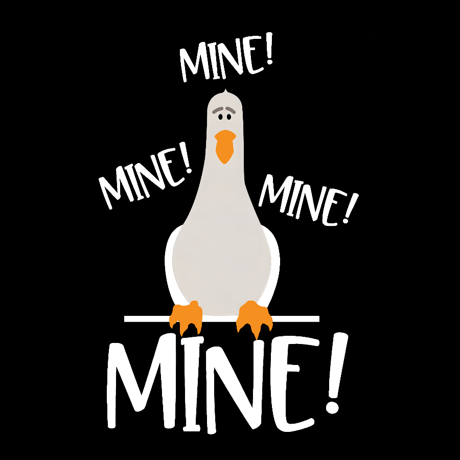 Mine! Mine! Mine! Nerdy T-Shirt