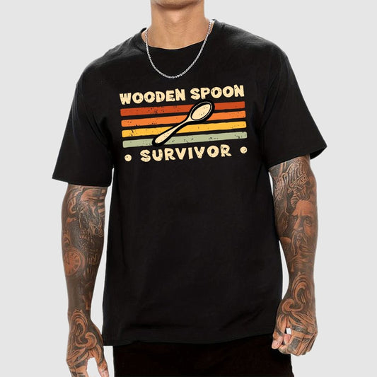 Wooden Spoon Survivor Unisex Geek T-Shirt