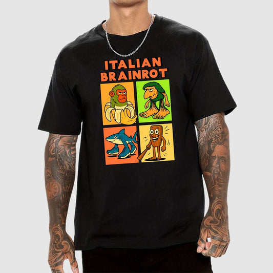 Italian Brainrot Meme Geek T-Shirt