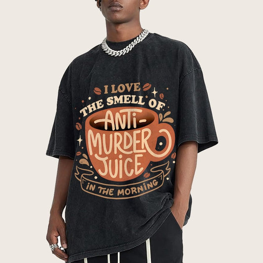 Anti-Murder Juice Vintage Distressed T-shirt