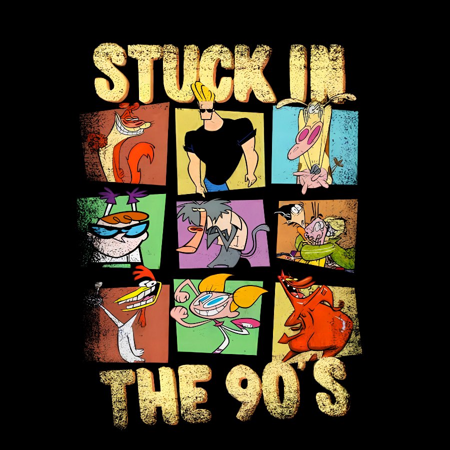 Stuck In The 90‘s Geek T-Shirt