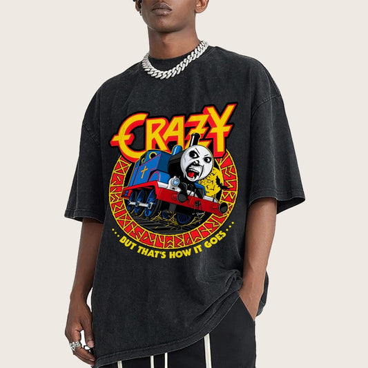 Crazy Tom Vintage Distressed T-shirt