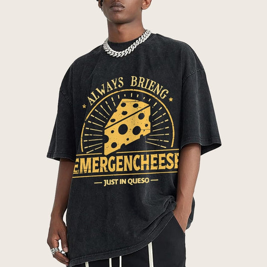 Really. Really Cheesy Vintage Distressed T-shirt