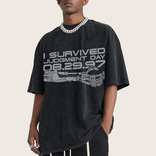 Judgment Day Survivor Vintage Distressed T-shirt
