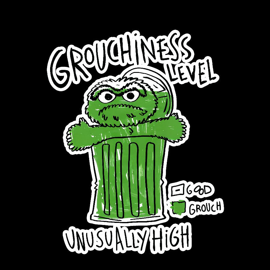 Grouchiness Level Geek T-Shirt