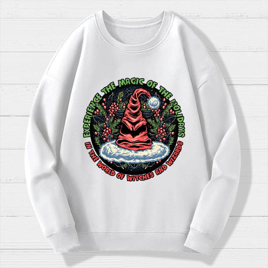 Magic of the Holidays Geek Cotton Sweatshirt