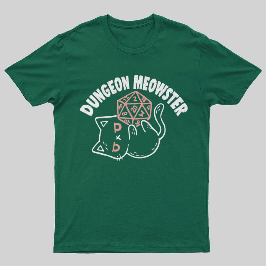 The Dungeon Meowster Geeky T-Shirt
