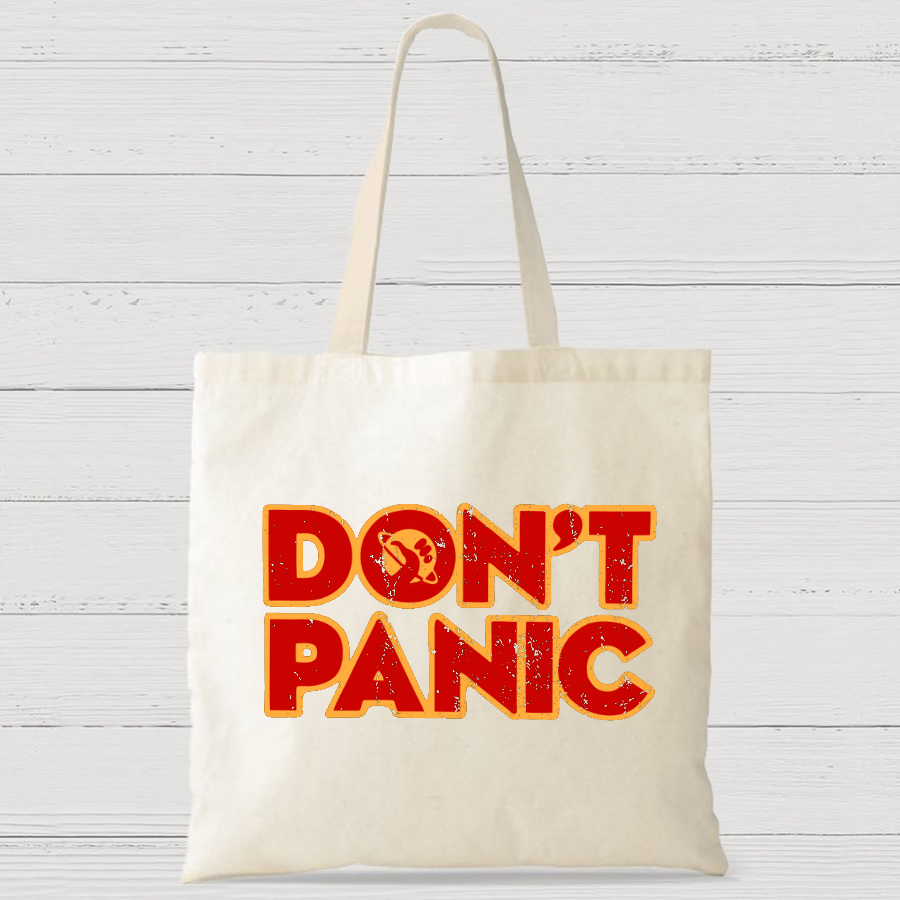 Dont Panic Casual Classic Canvas Bag