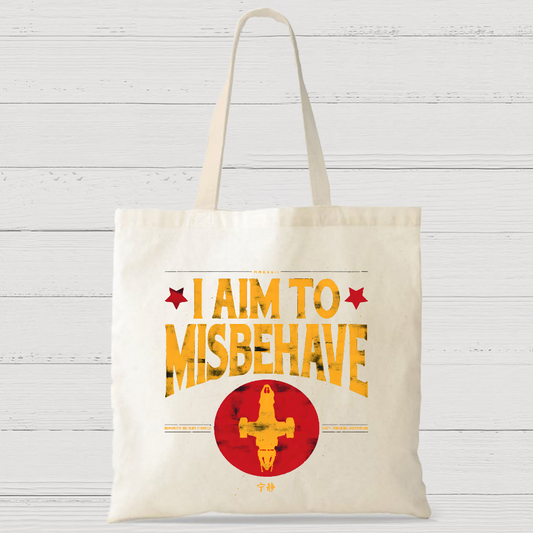 I Aim To Misbehave Casual Classic Canvas Bag