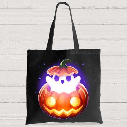 Spooky Ghost Halloween Casual Classic Canvas Bag