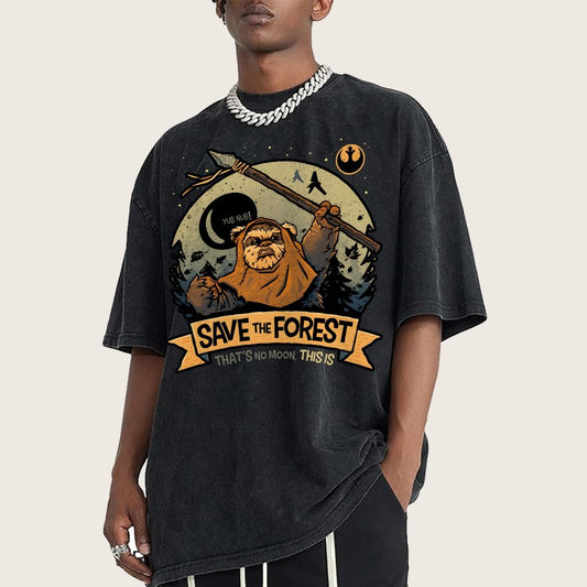 Save The Mystic Grove Vintage Distressed T-shirt