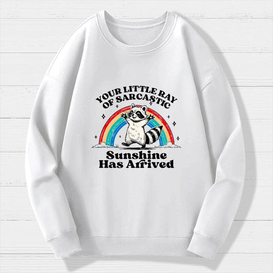 Your Little Ray of Sarcastic Sunshine Has Arrived Geek Cotton Sweatshirt
