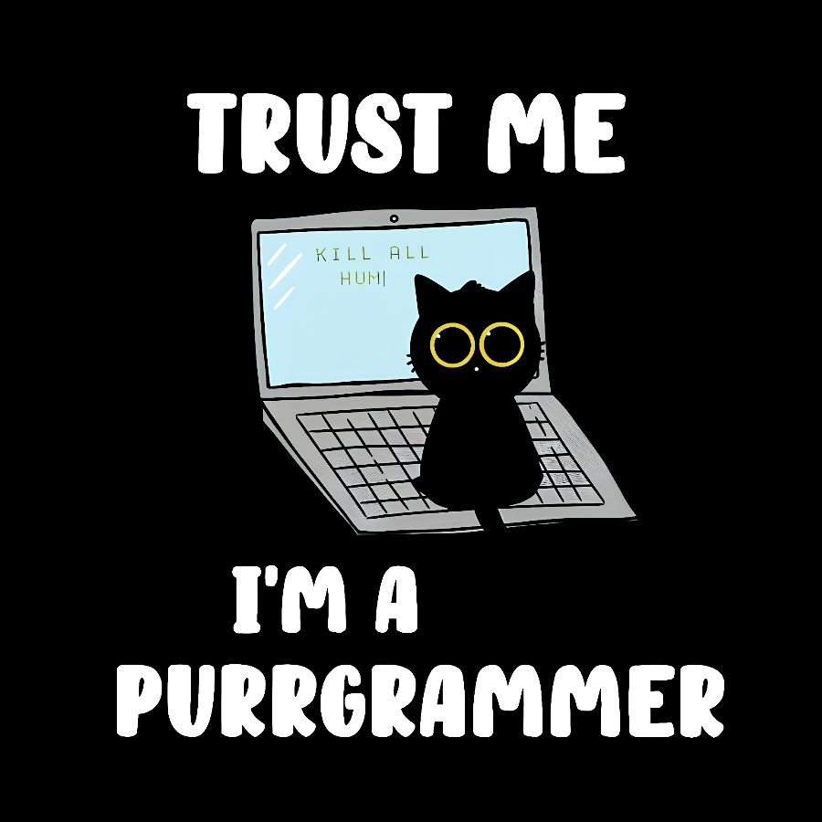 I'm A Purrgrammer Funny Cat Nerdy T-Shirt
