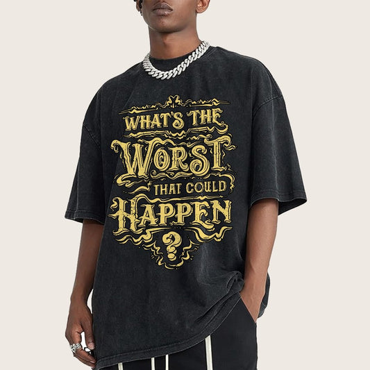 What Could Happen Vintage Distressed T-shirt