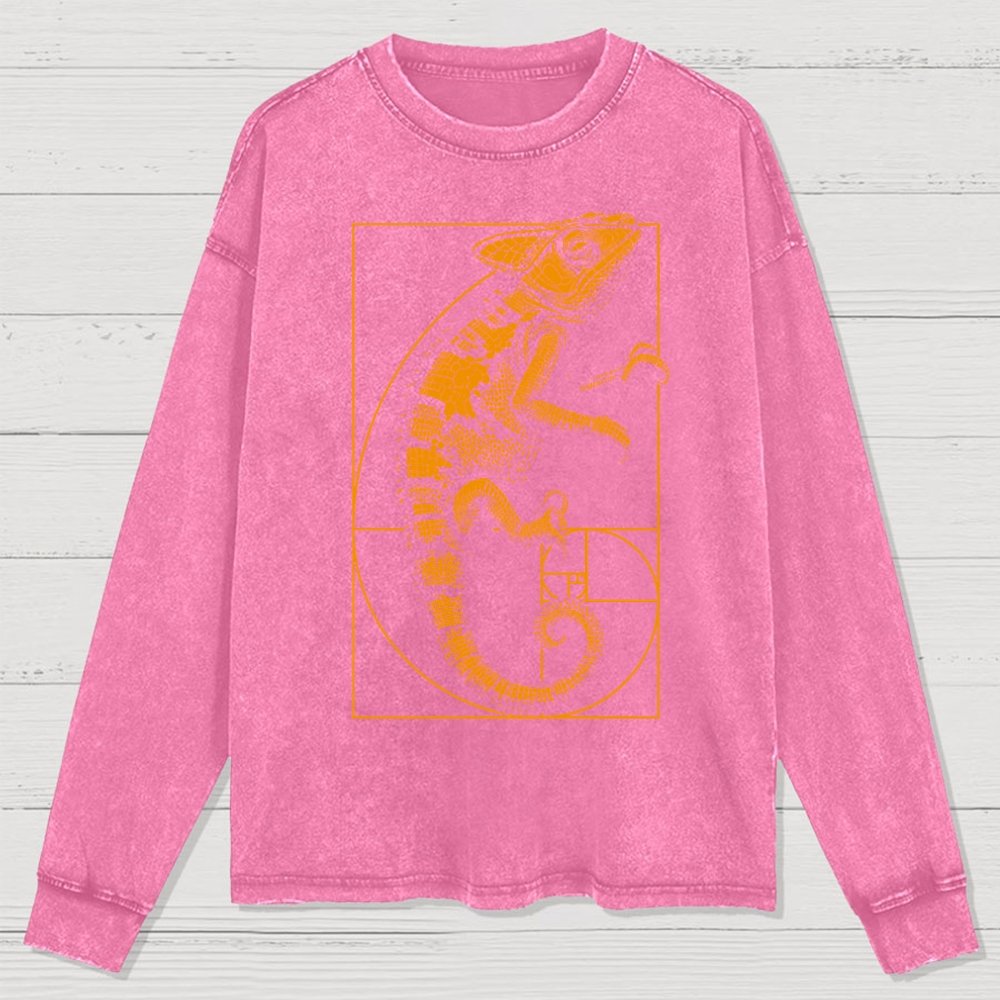 Chameleon Ratio Washed Long Sleeve Tee