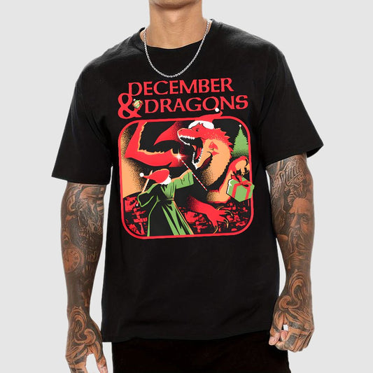 December & Dragons Geek T-Shirt