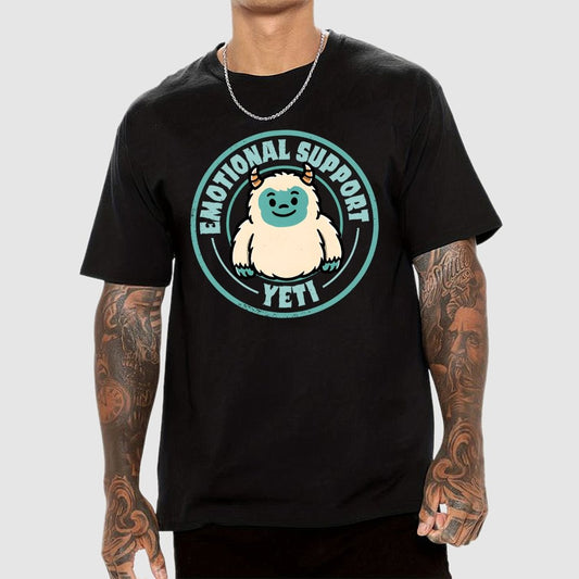 Emotional Support Yeti Geek T-Shirt