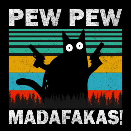 Pew Pew Fuckers ! Funny Geek Cotton Sweatshirt