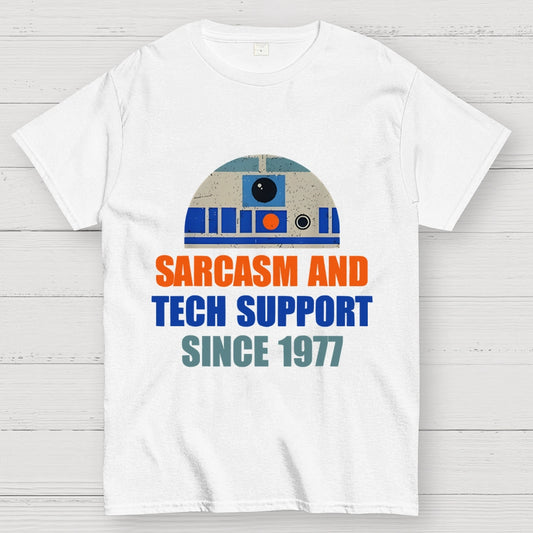 Providing Sarcasm and Tech Support Since 1977 Geek T-Shirt