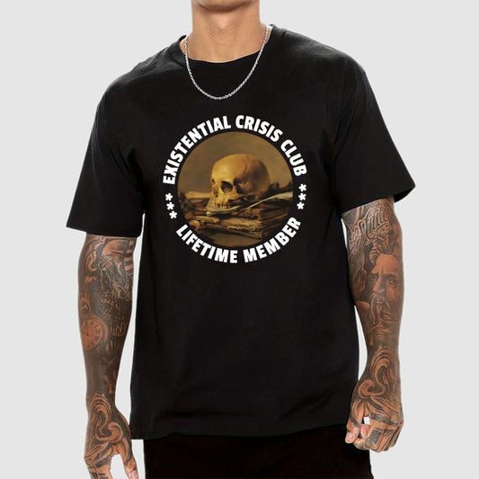 Existential Crisis Club - Lifetime Member Geek T-Shirt