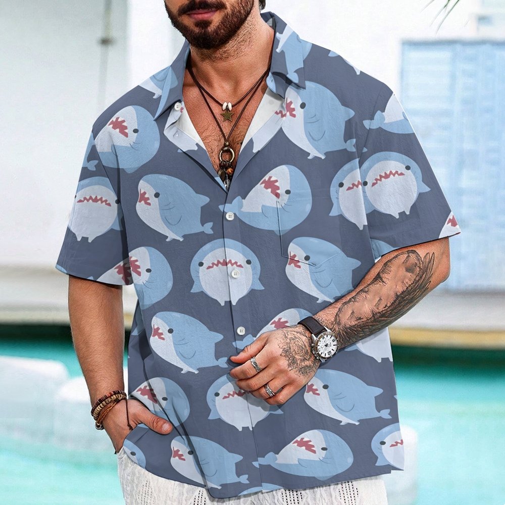 Shark Geek Hawaiian Shirt