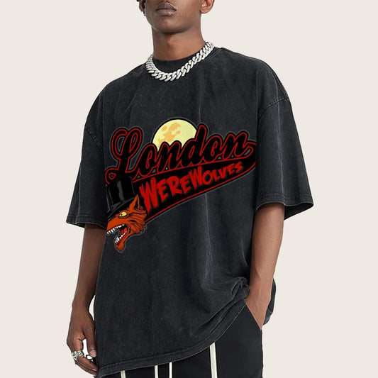 London Wolves Essential Vintage Distressed T-shirt