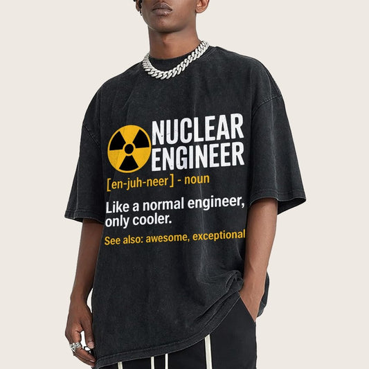 Nuclear Engineering Radioactive Chernobyl Vintage Distressed T-shirt