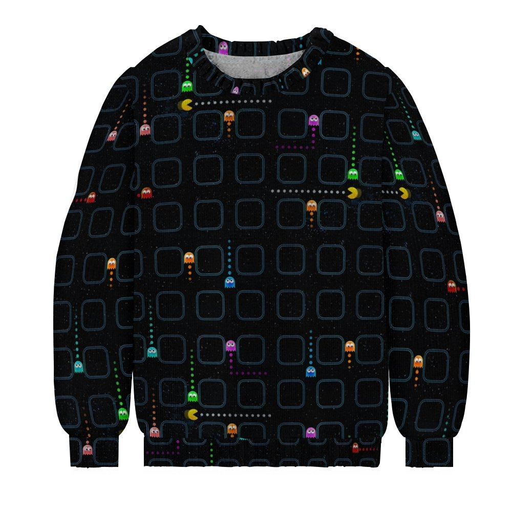 Little Monster Game Crew Neck Sweater