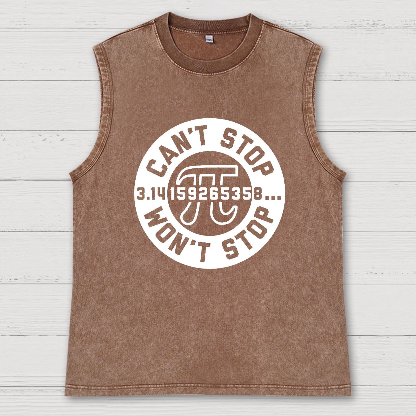 Can't Stop Won't Stop Vintage Distressed Washed Tank