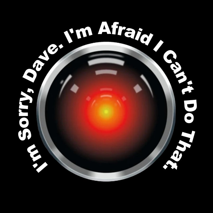 HAL "Sorry, Dave" Quote Geeky T-Shirt