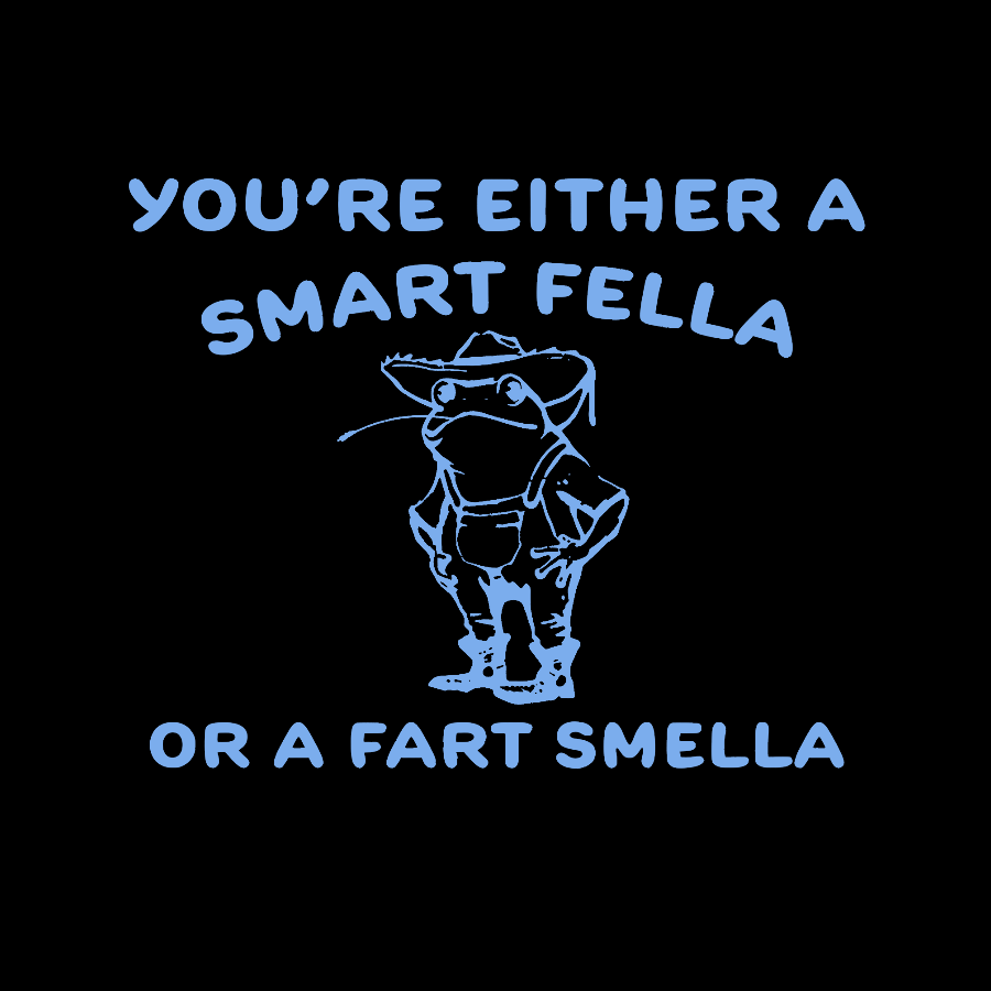 Are You A Smart Fella Or Fart Smella? Geek T-Shirt