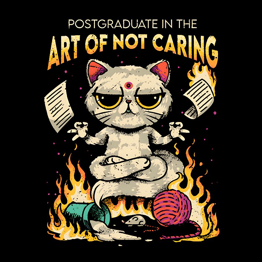 Postgraduate In The Art of Letting Go Geek T-Shirt