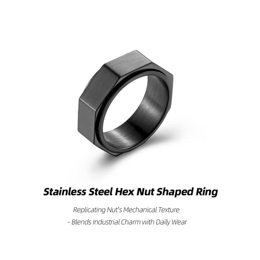 Stainless Steel Hex Nut Shaped Ring