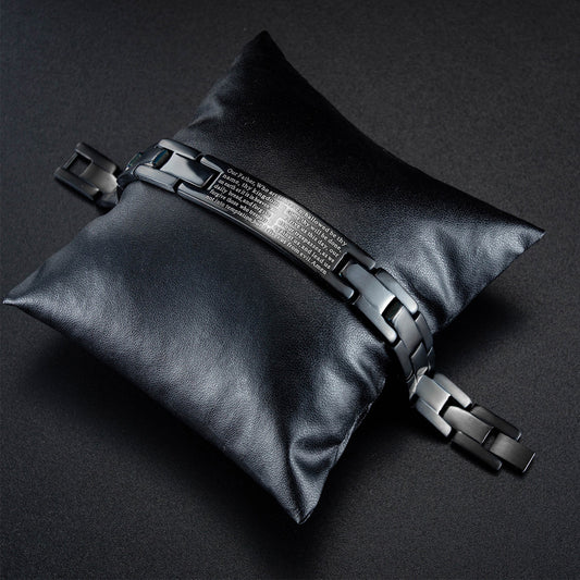 Stainless Steel Prayer Faith Bracelet – your faith, unbreakable