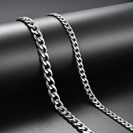Stainless SteelCuban Chain: Simple Yet Profound, Reshaping the Symbol of Stylish Men