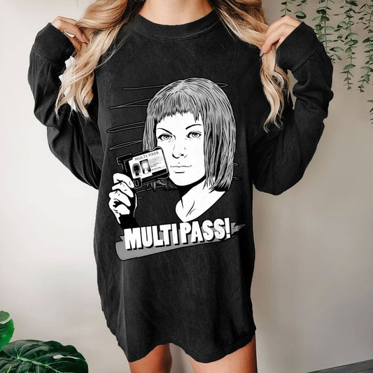MULTIPASS! Washed Long Sleeve Tee