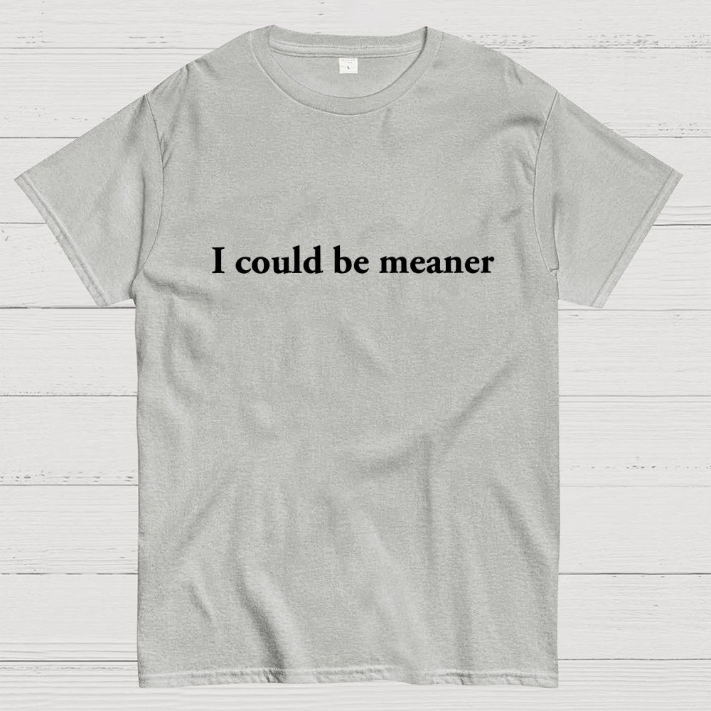 I could be meaner Geek T-Shirt