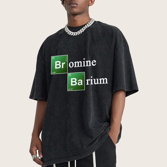 Chemical Adventure Bromine Barium Vintage Distressed T-shirt