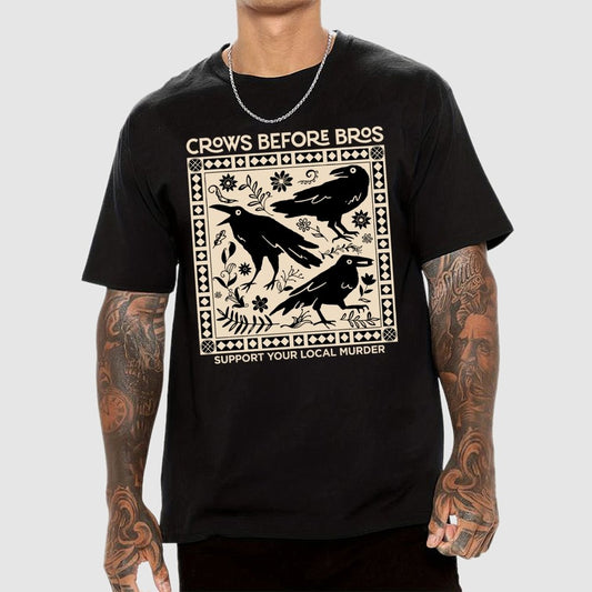 Crows Before Bros Geek T-Shirt