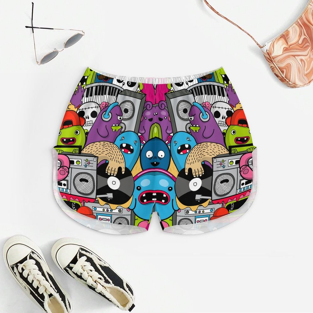 Trend Music Party Women's Geek Suspender Cami Set