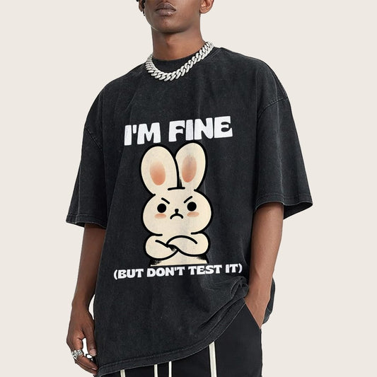 I'm Fine... Vintage Distressed T-shirt
