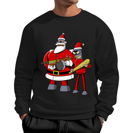 Merry Christmas Geek Cotton Sweatshirt