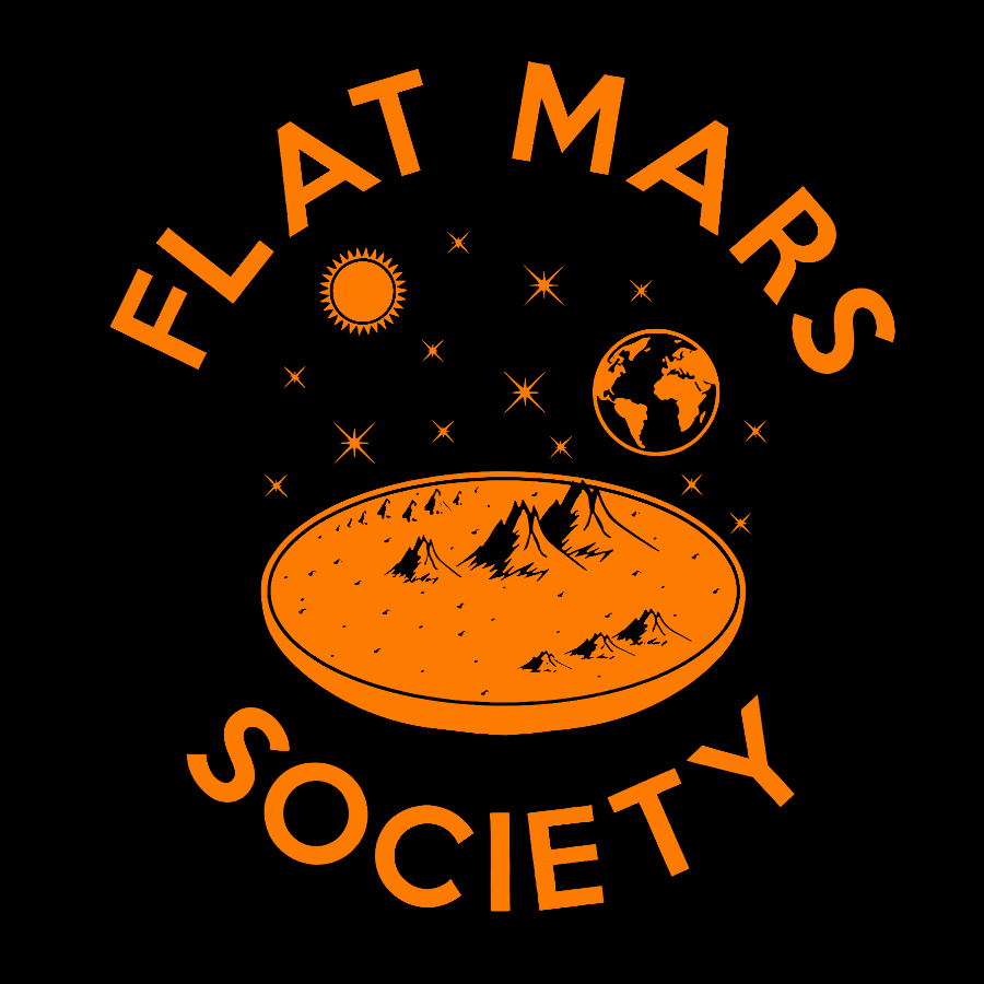 Flat mars society Nerdy T-Shirt