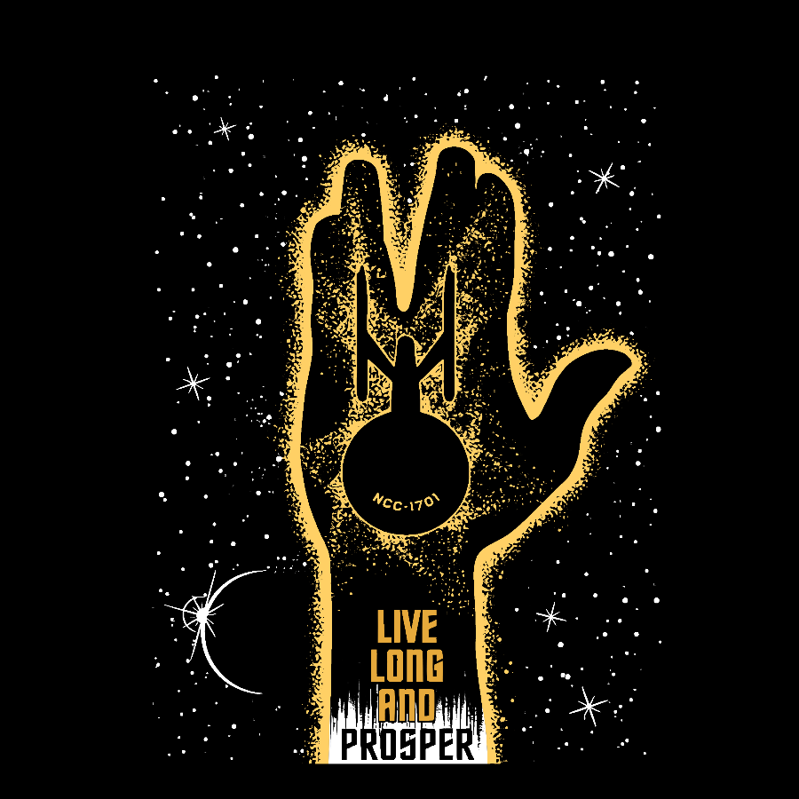 Live Long And Prosper Geek T-Shirt