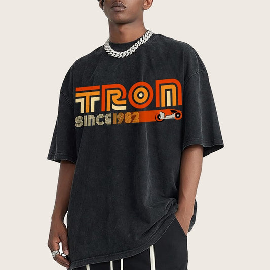 Retro Neon 1982 Vintage Distressed T-shirt