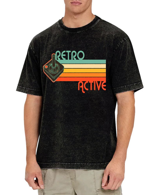 Retro Active Vintage Distressed T-shirt